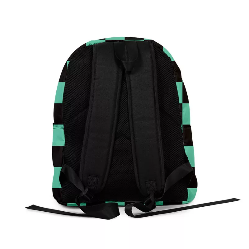 114031915 Mochila Demon slayer: kimetsu no yaiba mochila bolsa de lona kamado tanjirou sacos de escola menina feminina nezuko saco de notebook cosplay