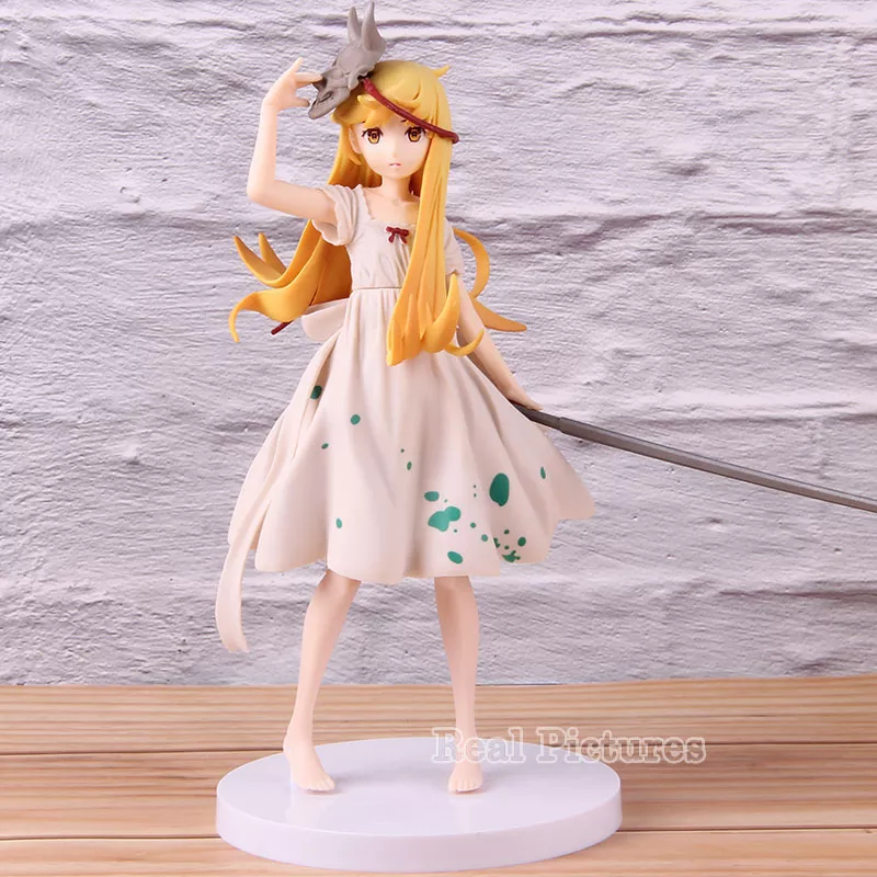 1165880756 Action Figure EXQ Monogatari Oshino Shinobu Bakemonogatari Shinobu Figure PVC Collectible Model Toy