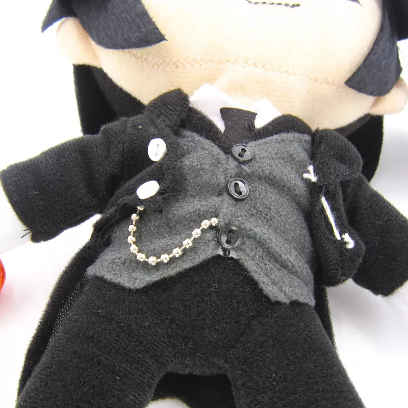 1198387591 Pelúcia Anime Kuroshitsuji boneca de Pelúcia brinquedos Livro de Circo Ciel Sebastian Mordomo Negro grell sutcliff figuras brinquedos boneca Cosplay Presente