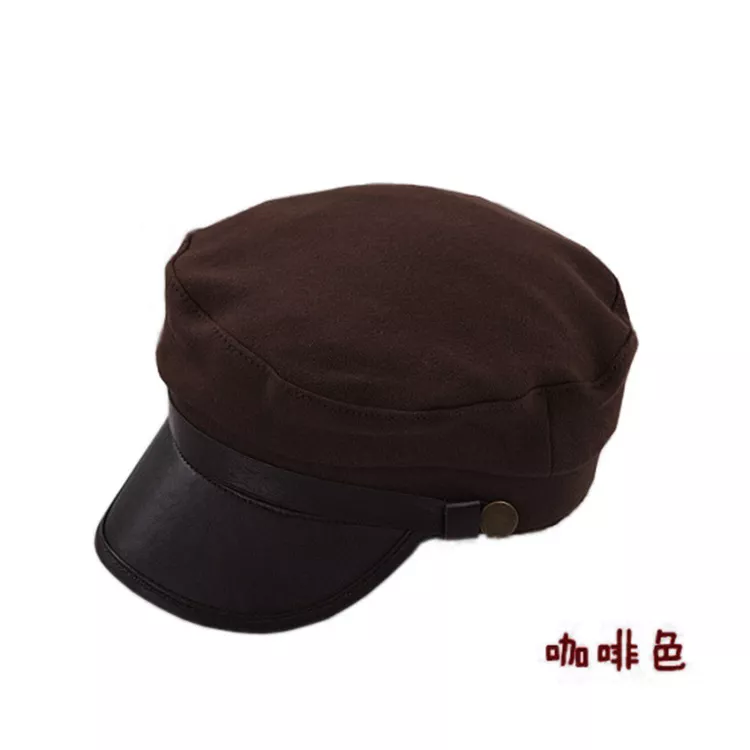 1221153649 Boné Anime JoJo's Bizarre Adventure Jotaro Kujo Joseph Army Military JOJO Cap Hat+Badge Cosplay Costumes Animation Free shipping