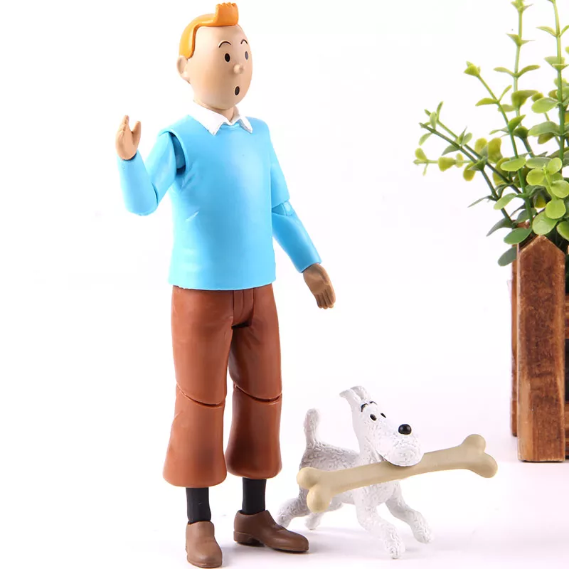 1243026282 Action Figure As aventuras de tintin tintin e milou figuras pvc anime figura de ação collectible modelo brinquedo