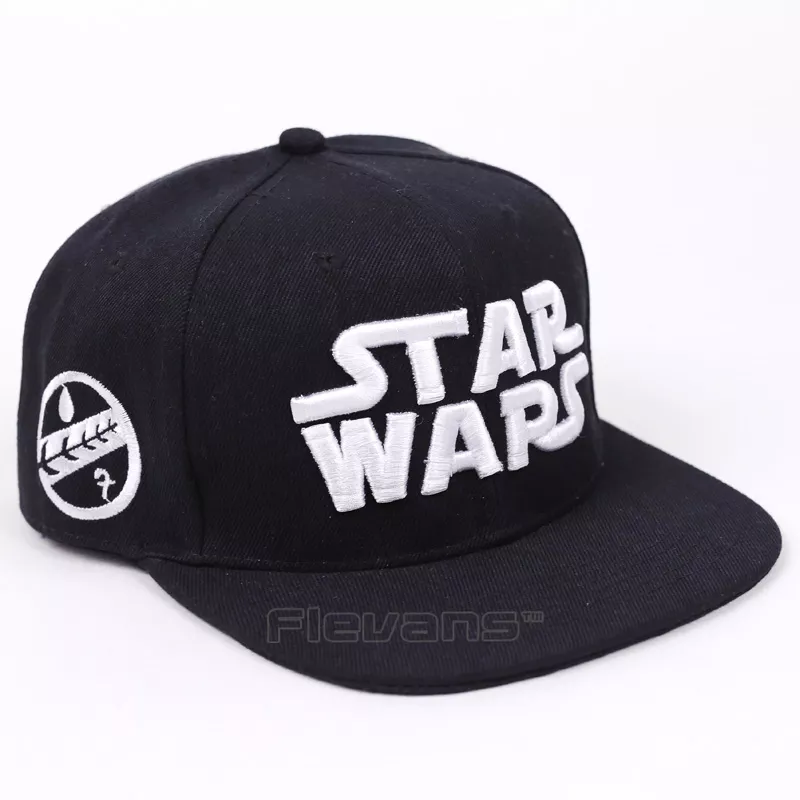 131668725 Boné Star Wars Logo Moda nova carta bordado snapback beisebol bboy hip-hop bonés chapéus para homem