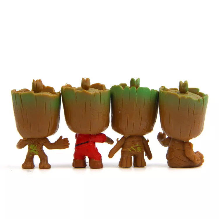 1327074872 Chaveiro 4PCS Mini Figure Groot Doll