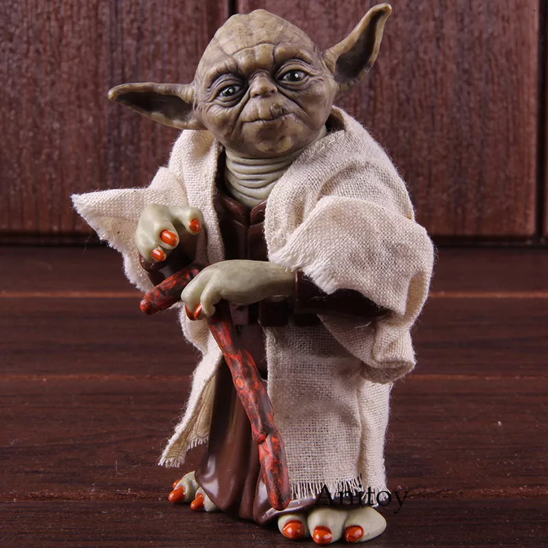 1340520531 Star wars yoda jedi cavaleiro mestre yoda figura de ação pvc collectible modelo brinquedo presente decoração bonecas 12cm