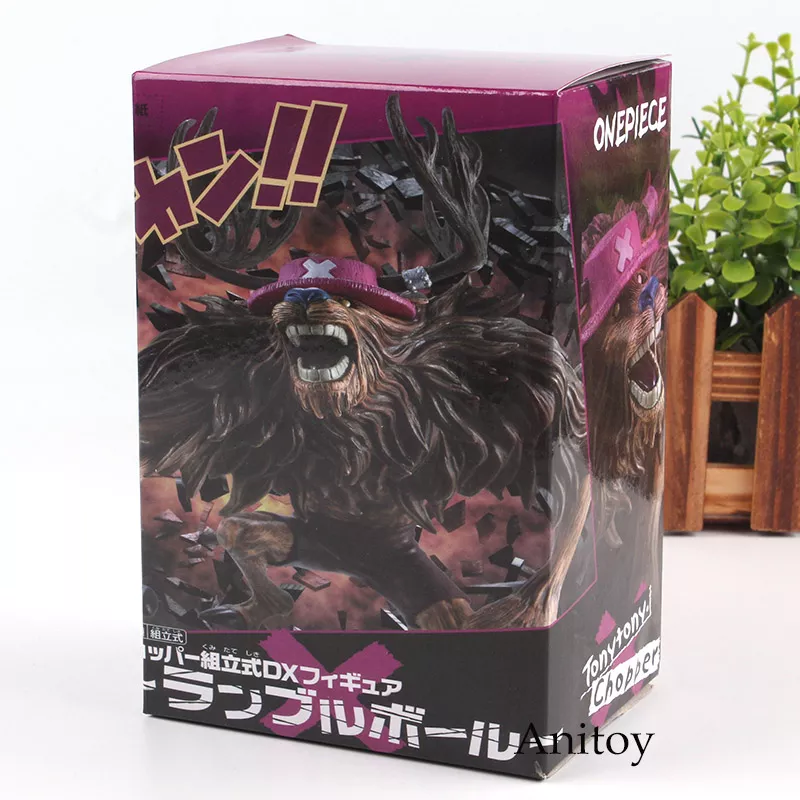 1383526639 One Piece estatueta dx rumble bola monster point tony chopper pvc chopper figura coleção modelo brinquedo 9cm