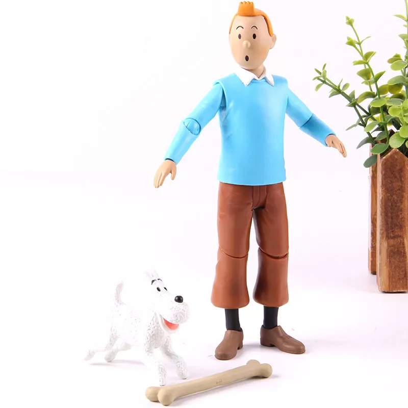 1416933211 Action Figure As aventuras de tintin tintin e milou figuras pvc anime figura de ação collectible modelo brinquedo