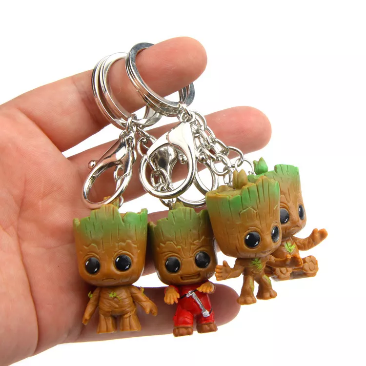 1525738739 Chaveiro 4PCS Mini Figure Groot Doll