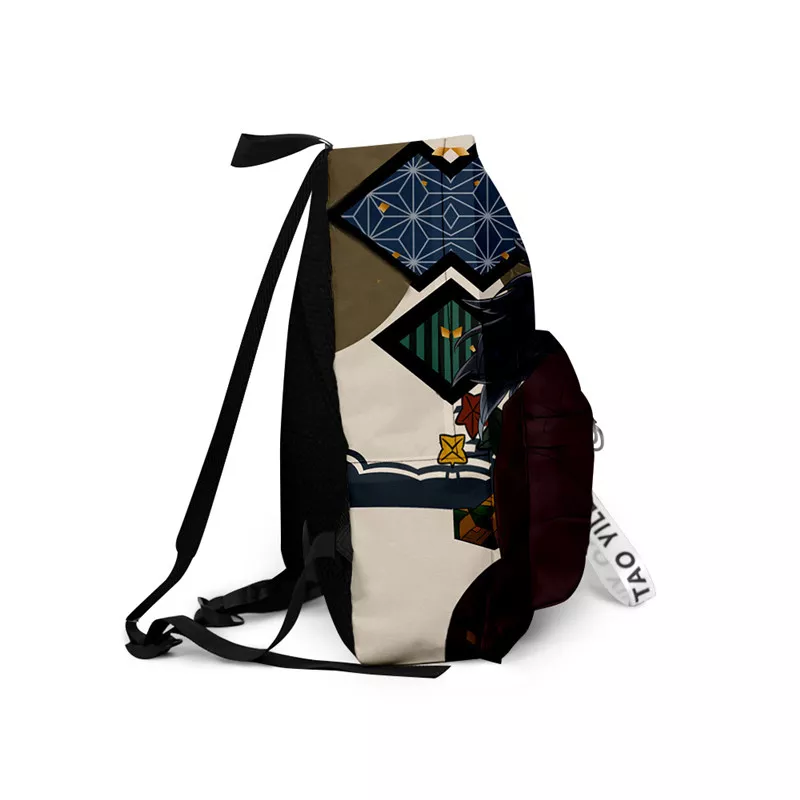 1599609583 Mochila Demon slayer: kimetsu no yaiba mochila bolsa de lona kamado tanjirou sacos de escola menina feminina nezuko saco de notebook cosplay