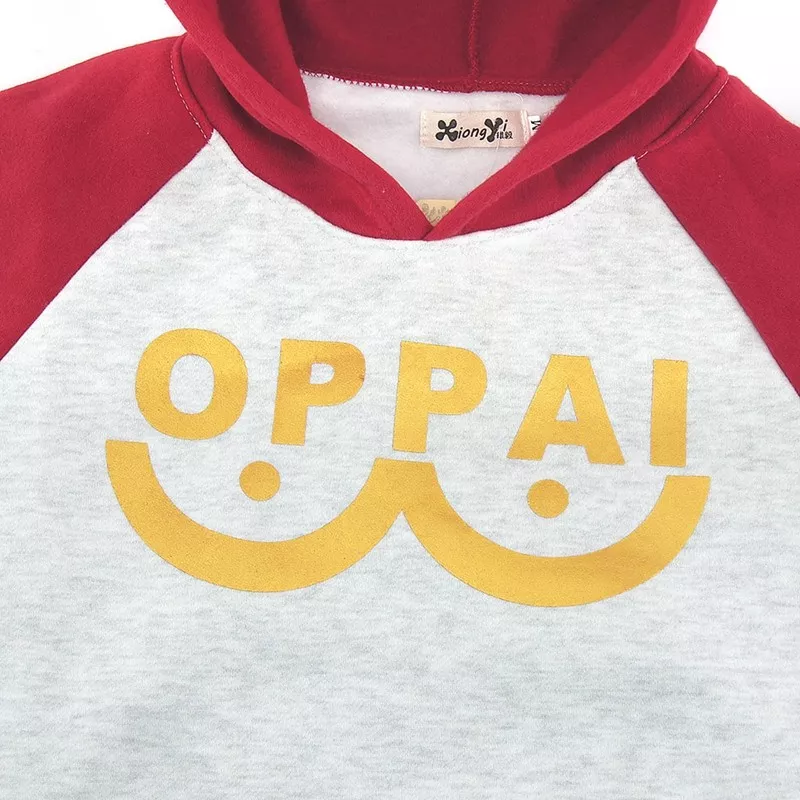 One Punch man Saitama Oppai hoodie Hooded Sweatershirt (8)