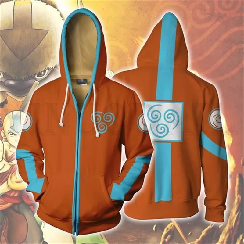 1664909218 Camiseta Avatar Airbender 3d Print T shirt Hooded Jacket for Boys Harajuku Sweatshirt Cosplay T-shirt