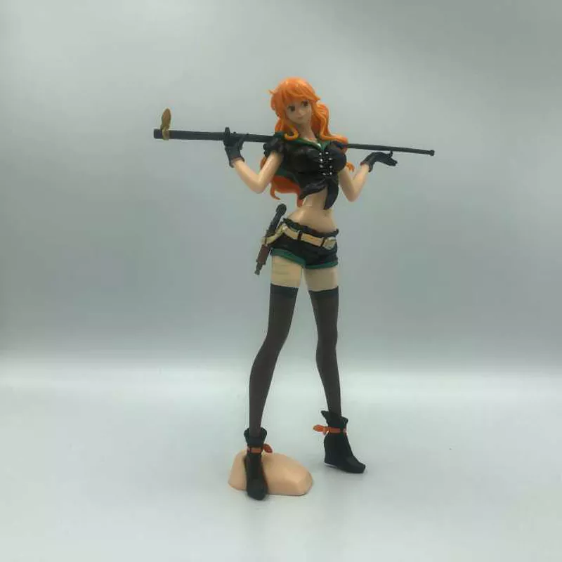 1799748331 Action Figure Anime One Piece diamante bandeira navio nami código: b pvc figura brinquedo collectible modelo