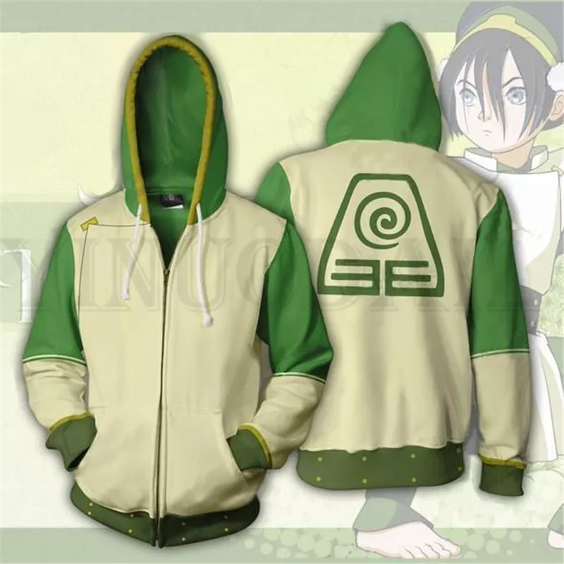 1801761117 Camiseta Avatar Airbender 3d Print T shirt Hooded Jacket for Boys Harajuku Sweatshirt Cosplay T-shirt