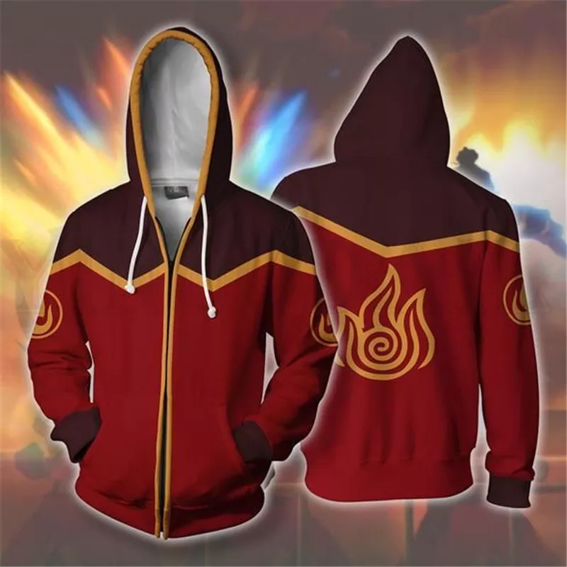 1830956113 Camiseta Avatar Airbender 3d Print T shirt Hooded Jacket for Boys Harajuku Sweatshirt Cosplay T-shirt