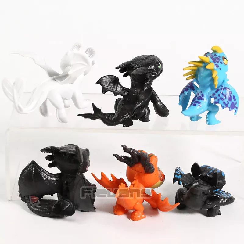 1866699061 Action Figure Set Como treinar seu dragão o mundo escondido desdentado night fury mini figuras de pvc dragão brinquedos conjunto