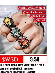 1866764155 Anel Star Wars The Mandalorian personality fashion stainless steel ring BR8-607