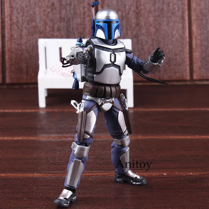 1891442638 Shf star wars jango fett figura recompensa caçador star wars figura de ação pvc collectible modelo brinquedo presente 15cm