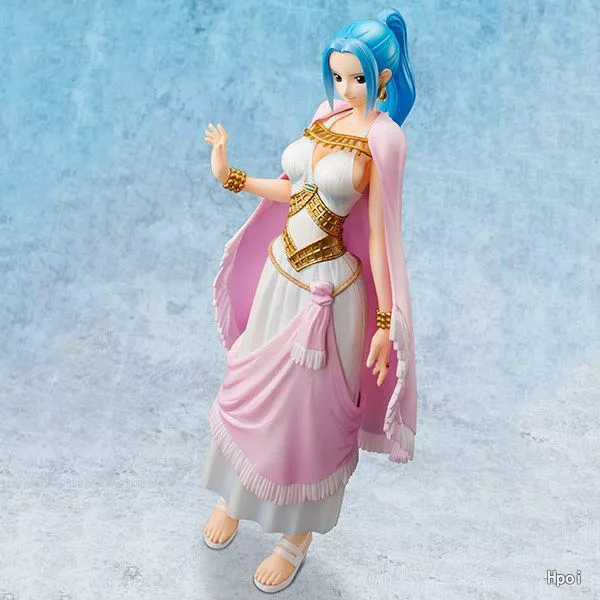 1900445893 Action Figure Anime One Piece p.o.p dx princesa nefeltari vivi dois anos após o novo mundo pvc figura de ação modelo brinquedos 22cm