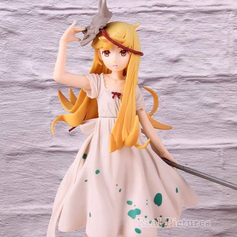 1917629089 Action Figure EXQ Monogatari Oshino Shinobu Bakemonogatari Shinobu Figure PVC Collectible Model Toy