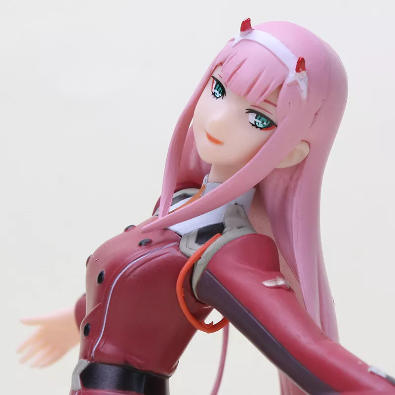 Miniatura Pelúcia Boneca Zero Two Anime Darling in the Franxx Feltro