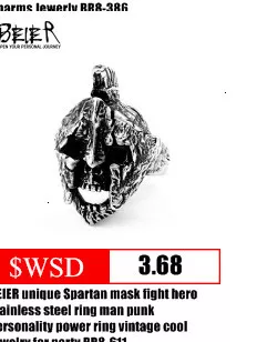 1973205789 Anel Star Wars The Mandalorian personality fashion stainless steel ring BR8-607