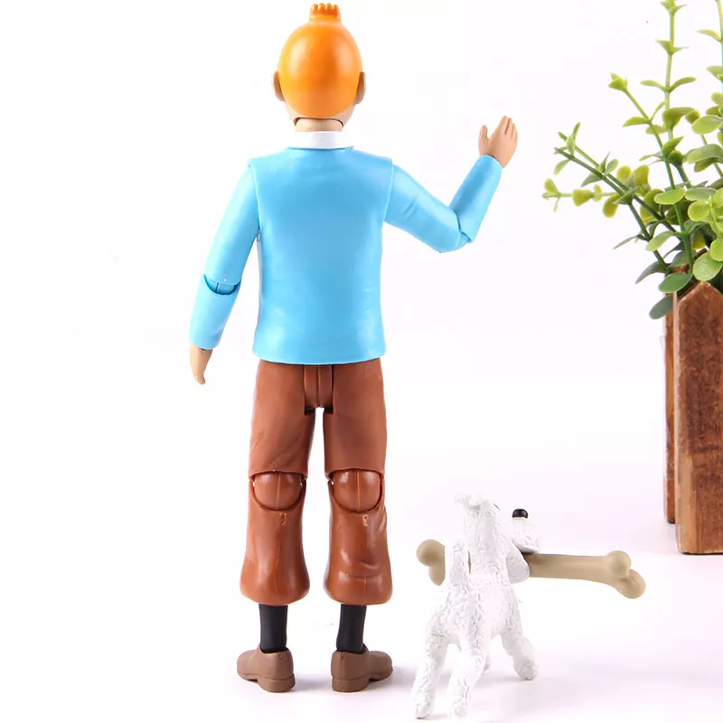 198727373 Action Figure As aventuras de tintin tintin e milou figuras pvc anime figura de ação collectible modelo brinquedo