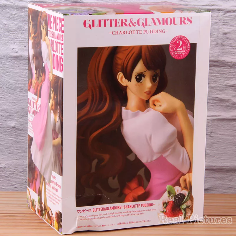 2025237643 Action FIgure Anime One Piece figura glitter & glamour charlotte pudim ação coleção modelo de brinquedo