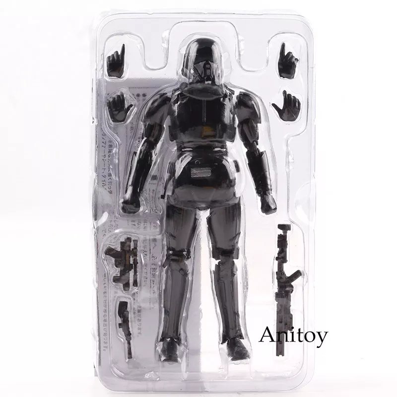 2033086496 Figura shf star wars figura death trooper pvc ações figura collectible modelo brinquedo 15cm