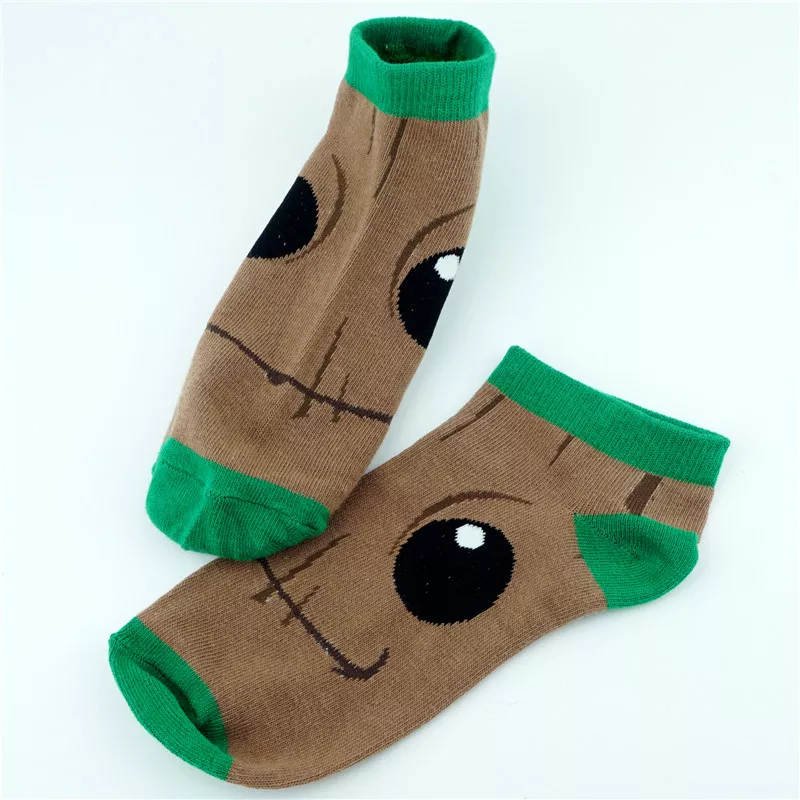 2037572248 Meia Groot Tree Man Baby Short Socks Colorful Stockings Tight Cute Fashion Ankle Casual Dress Socks Cosplay character socks