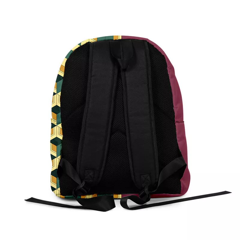 2086947387 Mochila Demon slayer: kimetsu no yaiba mochila bolsa de lona kamado tanjirou sacos de escola menina feminina nezuko saco de notebook cosplay