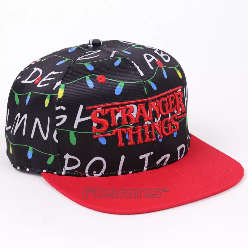 2119228340 Boné Stranger Things Baseball Cap Snapback Hat For Boy Men Women Brand Adjustable Hats Caps 2018 Fashion New