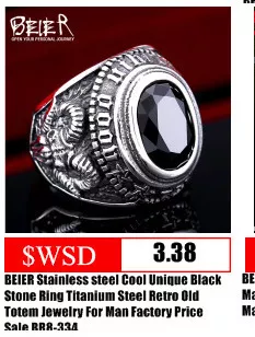 2140284835 Anel Star Wars The Mandalorian personality fashion stainless steel ring BR8-607