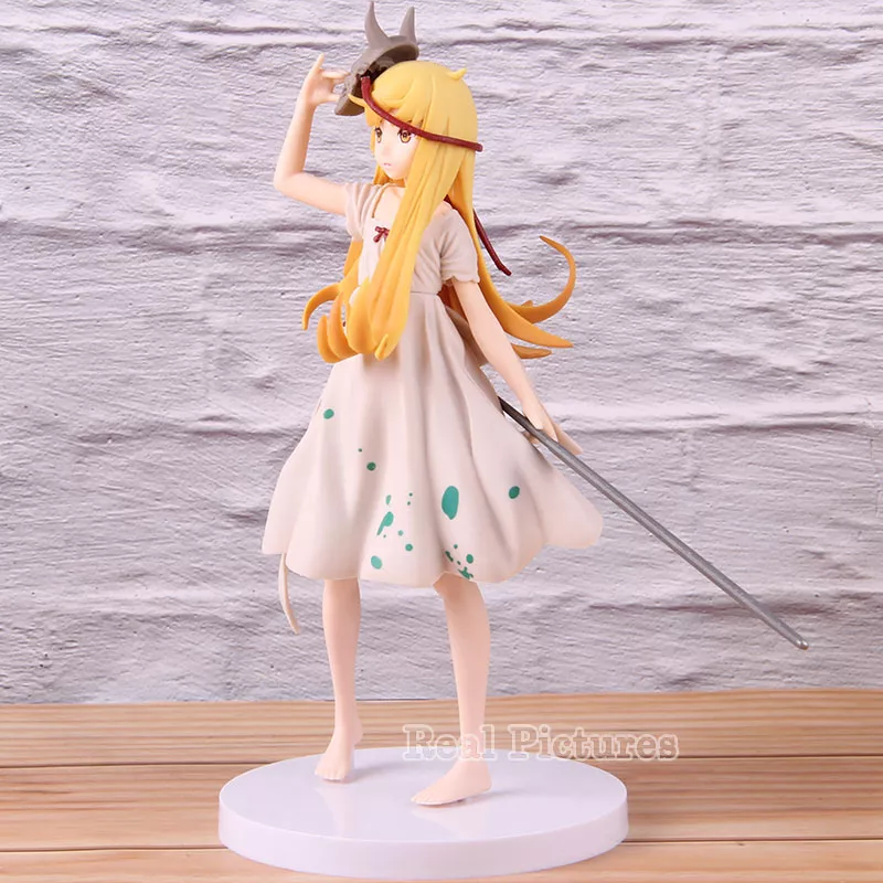 458433867 Action Figure EXQ Monogatari Oshino Shinobu Bakemonogatari Shinobu Figure PVC Collectible Model Toy