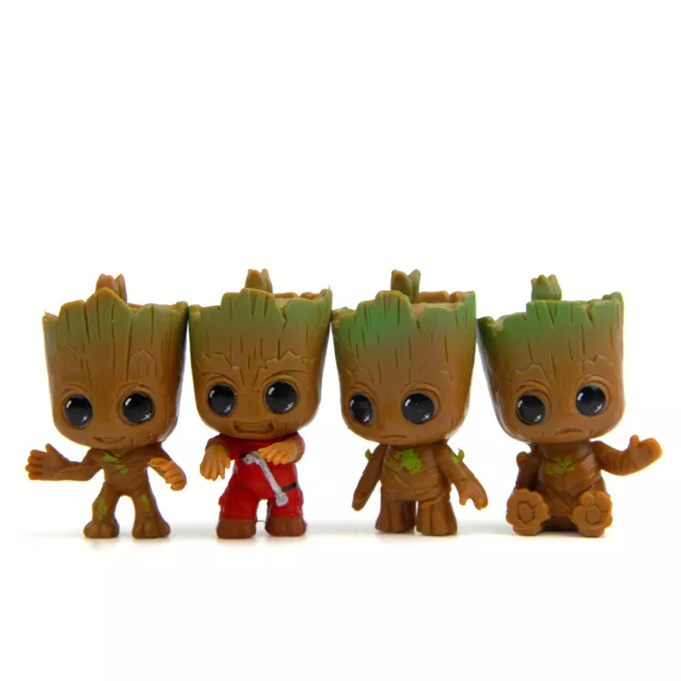 463831101 Chaveiro 4PCS Mini Figure Groot Doll