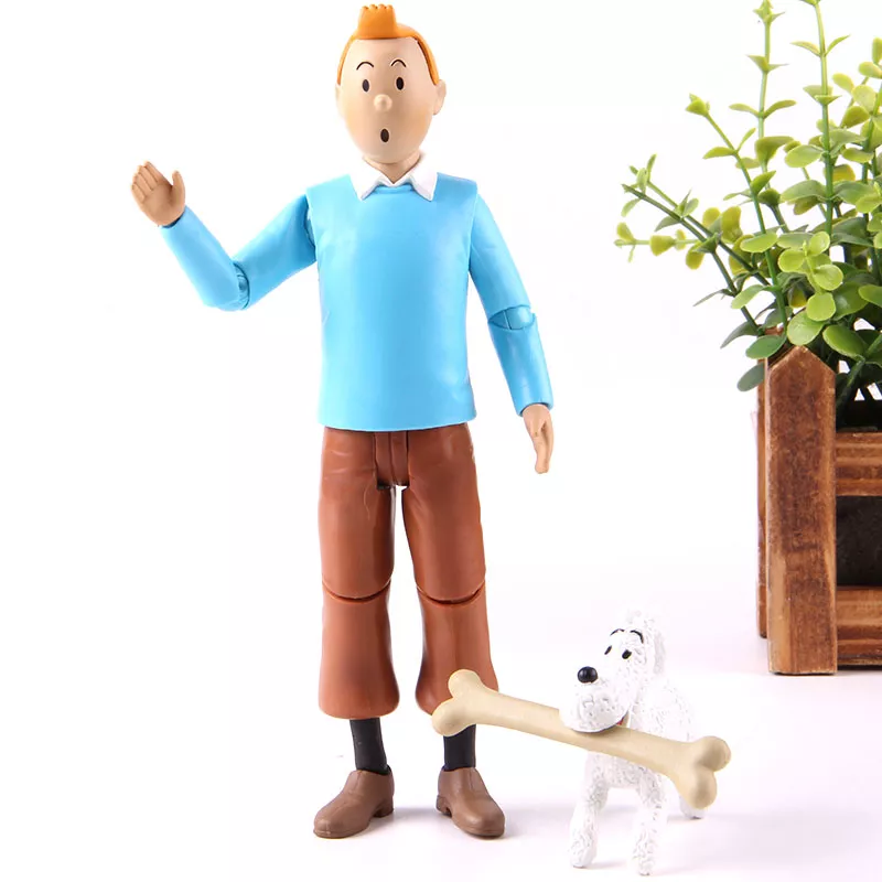 614580298 Action Figure As aventuras de tintin tintin e milou figuras pvc anime figura de ação collectible modelo brinquedo