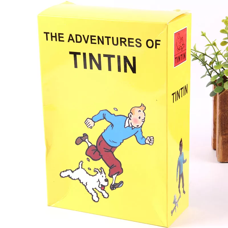 636968683 Action Figure As aventuras de tintin tintin e milou figuras pvc anime figura de ação collectible modelo brinquedo