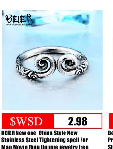 743213140 Anel Star Wars The Mandalorian personality fashion stainless steel ring BR8-607