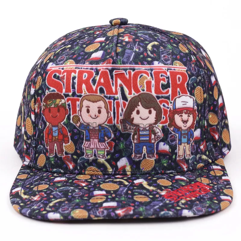 765288148 Boné Stranger Things Baseball Cap Snapback Hat For Boy Men Women Brand Adjustable Hats Caps 2018 Fashion New