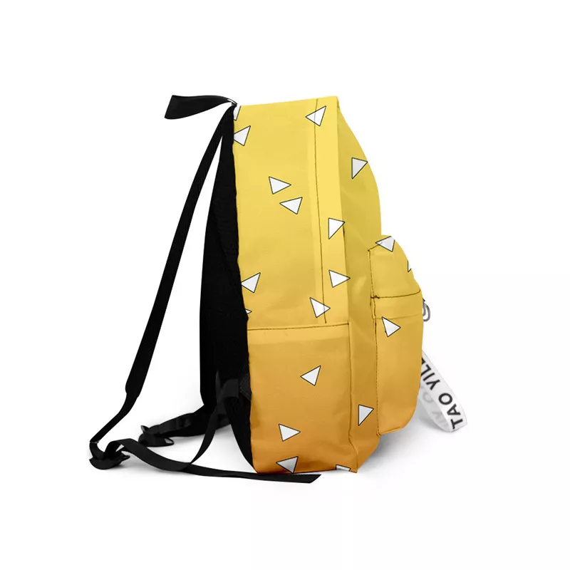 775614858 Mochila Demon slayer: kimetsu no yaiba mochila bolsa de lona kamado tanjirou sacos de escola menina feminina nezuko saco de notebook cosplay