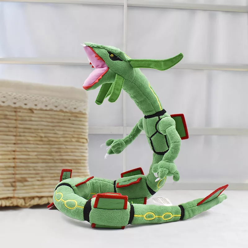 829608263 Pelúcia Pokemon Rayquaza 83cm dragão brinquedos de pelúcia boneca animais de pelúcia macio brinquedos brinquedos presente para crianças