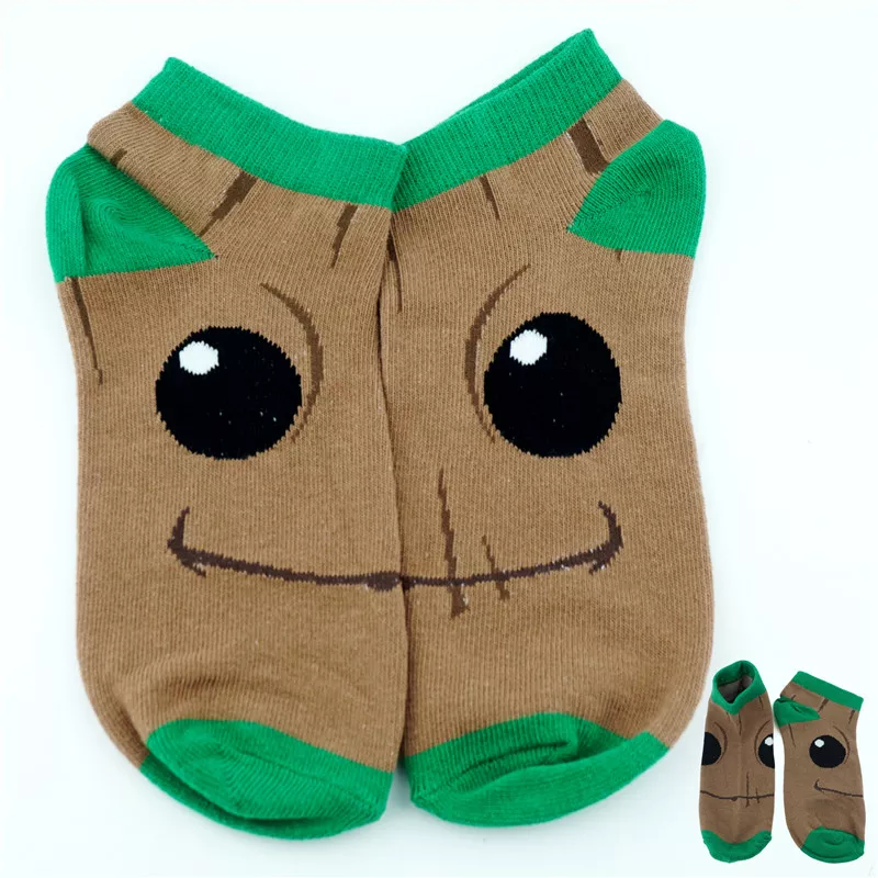 836657871 Meia Groot Tree Man Baby Short Socks Colorful Stockings Tight Cute Fashion Ankle Casual Dress Socks Cosplay character socks