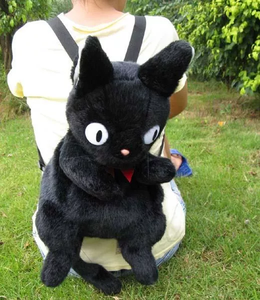 Pelúcia Anime hayao miyazaki estúdio ghibli nausicaa teto raposa esquilo ponyo kiki serviço de entrega jiji gato preto brinquedo presente 18 (4)