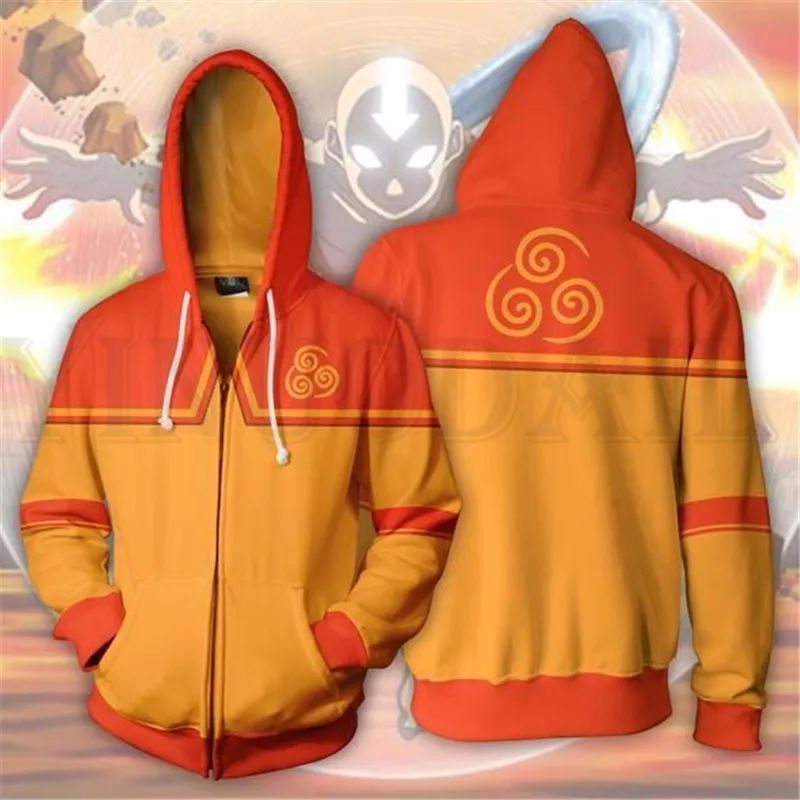 891651604 Camiseta Avatar Airbender 3d Print T shirt Hooded Jacket for Boys Harajuku Sweatshirt Cosplay T-shirt