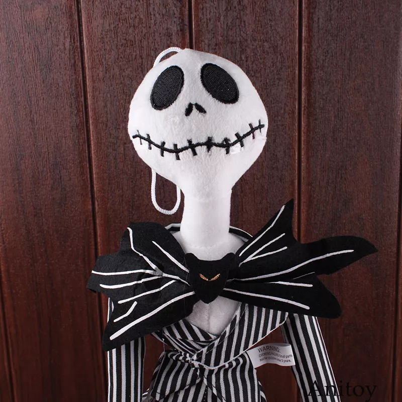 933332872 Pelúcia The Nightmare Before Christmas Jack Toy Plush Bonito Do Crânio Jake Bonecos De Pelúcia Macia Grande Presente