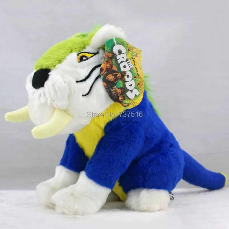 971905801 Pelúcia Os Croods tigre brinquedos do bebê melhor x-mas presente de natal-macawnivore