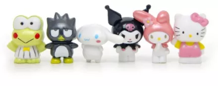 06 Peças/set Action Figure Hello Kitty 4cm #2