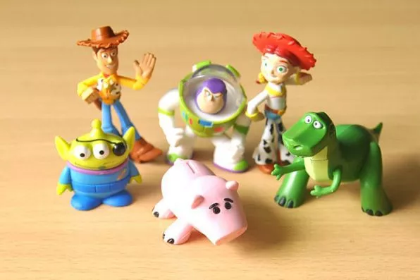 06 pecas set action figure toy story 7cm Caneca 2 peças 300 ml casa e festa uso criativo palha caneca de vidro novidade copo de leite com palha bebida fria copo de suco caneca de vinho