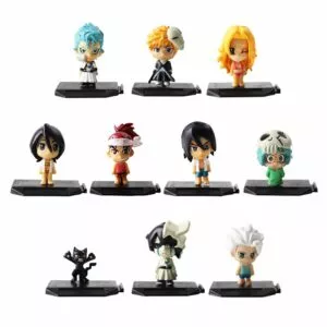 10 pslote anime bleach figuras kurosaki ichigo kuchiki rukia inoue orihime toushirou abarai renji mo 32961433407 8818 Colar coréia de aço inoxidável geométrica pingente colar kpop estrela na moda camisola corrente colar nunca desaparecer jóias