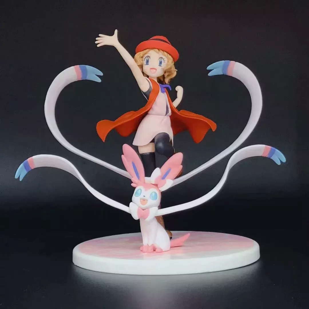 13 centimetros anime pokemon eevee serena e sylveon brinquedos action Action Figure Nisekoi Kirisaki Chitoge 421 #10 centímetros Q Versão PVC Modelo Coleção Dos Desenhos Animados Crianças boneca de presente