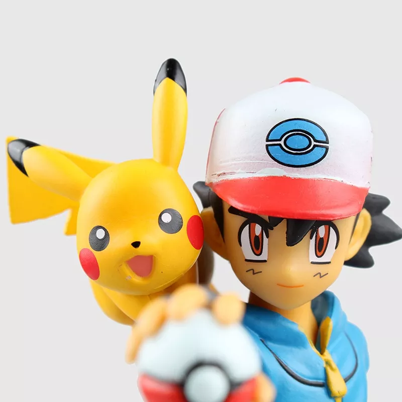 Em promoção! Pokemon 8 Tipos De Figura Original Modelo Bonecas De Brinquedo  é Muito Prazeroso Resina Bonito Ornamento Pikachu Coleção De Modelo De  Criança Presente De Aniversário