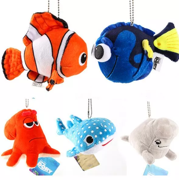 13cm Finding font b Dory b font Marlin Nemo Hank Destiny Bailey Cute Plush Toys Cartoon Action Figure One Piece Den Den Mushi 13cm